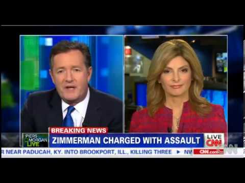 Lisa Dicusses George Zimmerman Charges on Piers Morgan Live