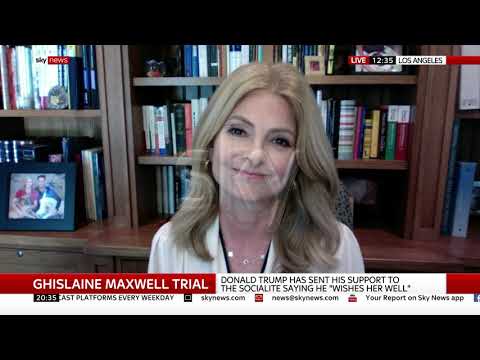 Lisa Bloom joins Sky News to discuss Ghislaine Maxwell and President Trump's comments that he "wishes her well" ahead of her trial